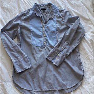 J. Crew blue striped tunic